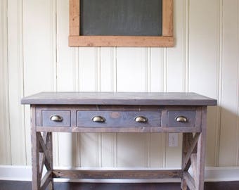 Custom Farmhouse Desk - Office Desk