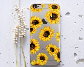 iPhone 7 Case iPhone 6 Case iPhone 6s Case Sunflowers iPhone SE Case Floral for Samsung Galaxy S6 Case Phone Case for Samsung Note 5 WC109