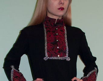 Fantasy tunic Medieval renaissance clothing Elven tunic Fairy clothing Medieval Tunic renaissance shirt LARP renaissance lady Baroque woman