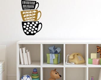 Vinyl sticker mural | decal | sticker coffee • | Cup | the
