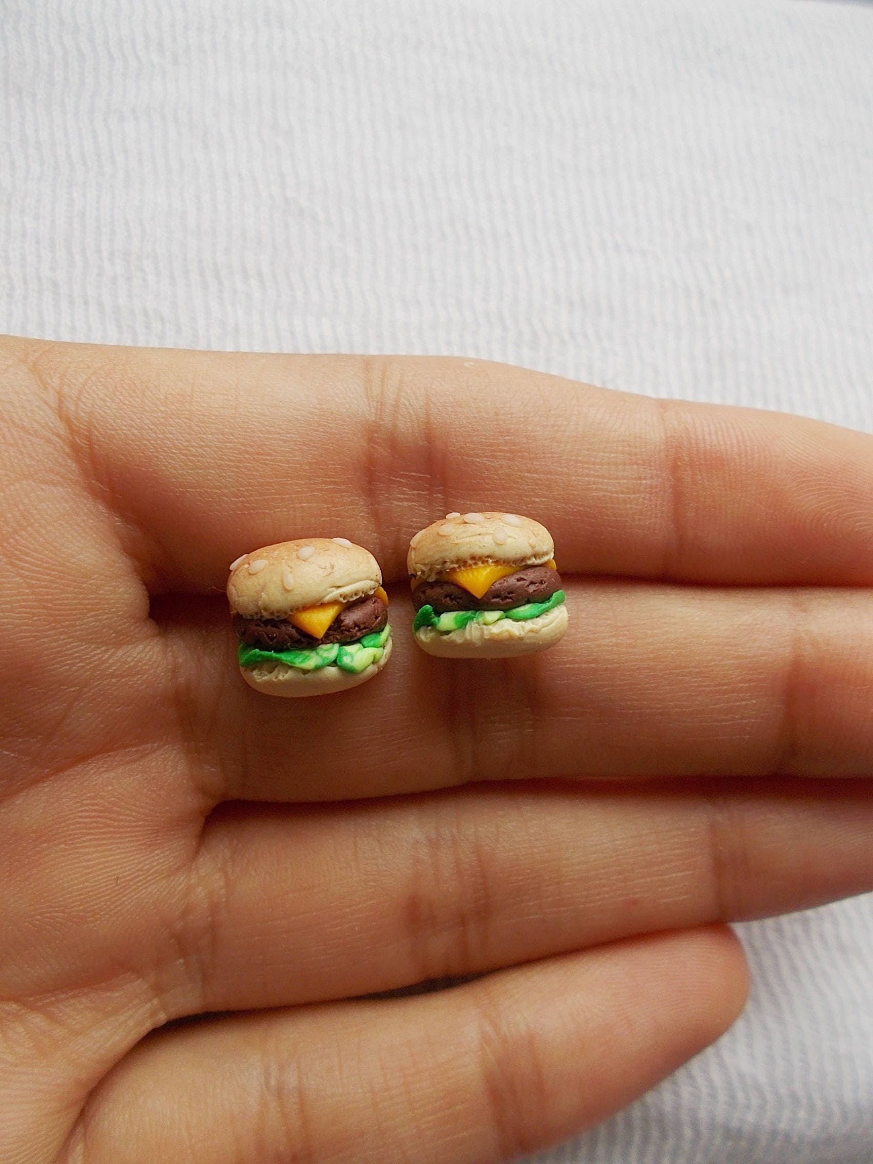 Fast Food Jewelry Burger Earrings Food Earrings Burger