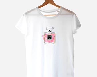 COCO PARFUM, Graphic TShirt, Hashtag Chanel, Chanel Fragrance, Chanel Perfume Chanel Tshirt Chanel Design Parfum Chanel T-shirt