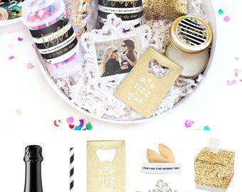 Bridesmaid Gift - Bridesmaid Box - Faux Gold Ask Bridesmaid Maid of Honor - Wedding Party Gift - Will you be my Bridesmaid - Thank you Gift