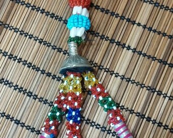 Vintage Kuchi Beaded Tassels for Gypsy Belly Dance, Tribal Fusion, or ATS Costume Hair-Belt Decoration