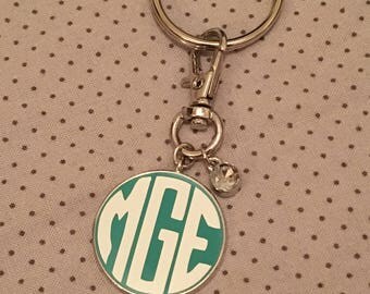 SALE!!! Monogrammed Keychain