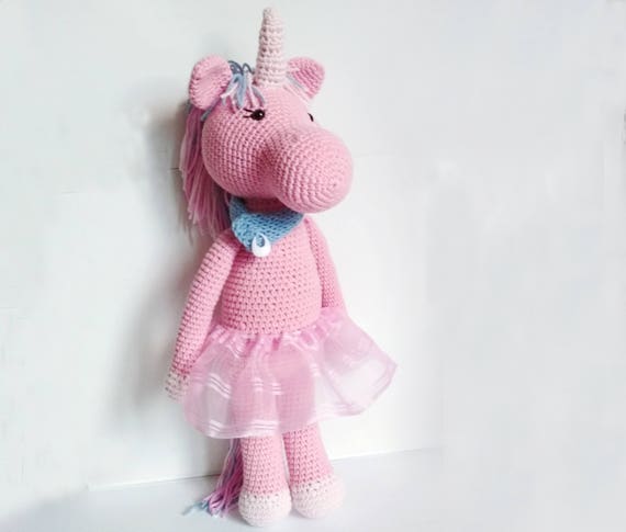 crochet unicorn doll