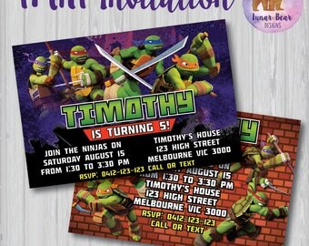 TMNT Cupcake Toppers Character Cupcake Toppers Teenage