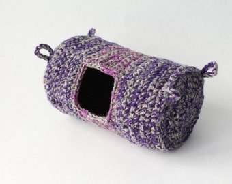 Sugar glider cage accessories/ Rat Hammock/ Rat house/ Hamster Hammock/ Mouse house/ Small pet bed and hut/ Sugar glider pouch/ Mice hammock