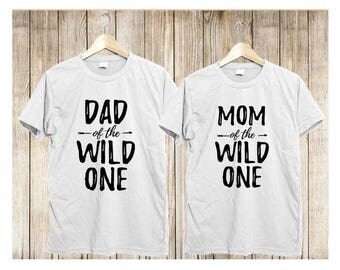 Wild One Family Matching Shirts, Wild and One shirts, Mom of the Wild One, Dad of the Wild One, Wild One Birthday Shirts, dad and mom shirts