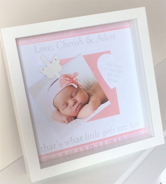 New Baby Personalised Photo Frame / New Baby Picture Frame