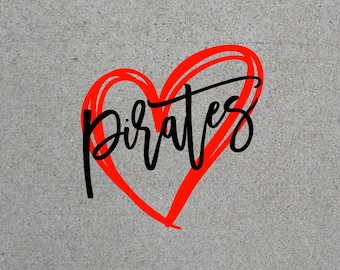 Pirates Heart SVG