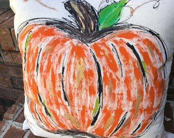 Orange Pumpkin Pumpkin Pillow Cover