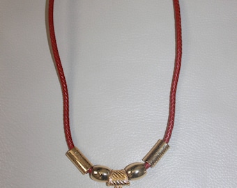 Red and Gold Necklace