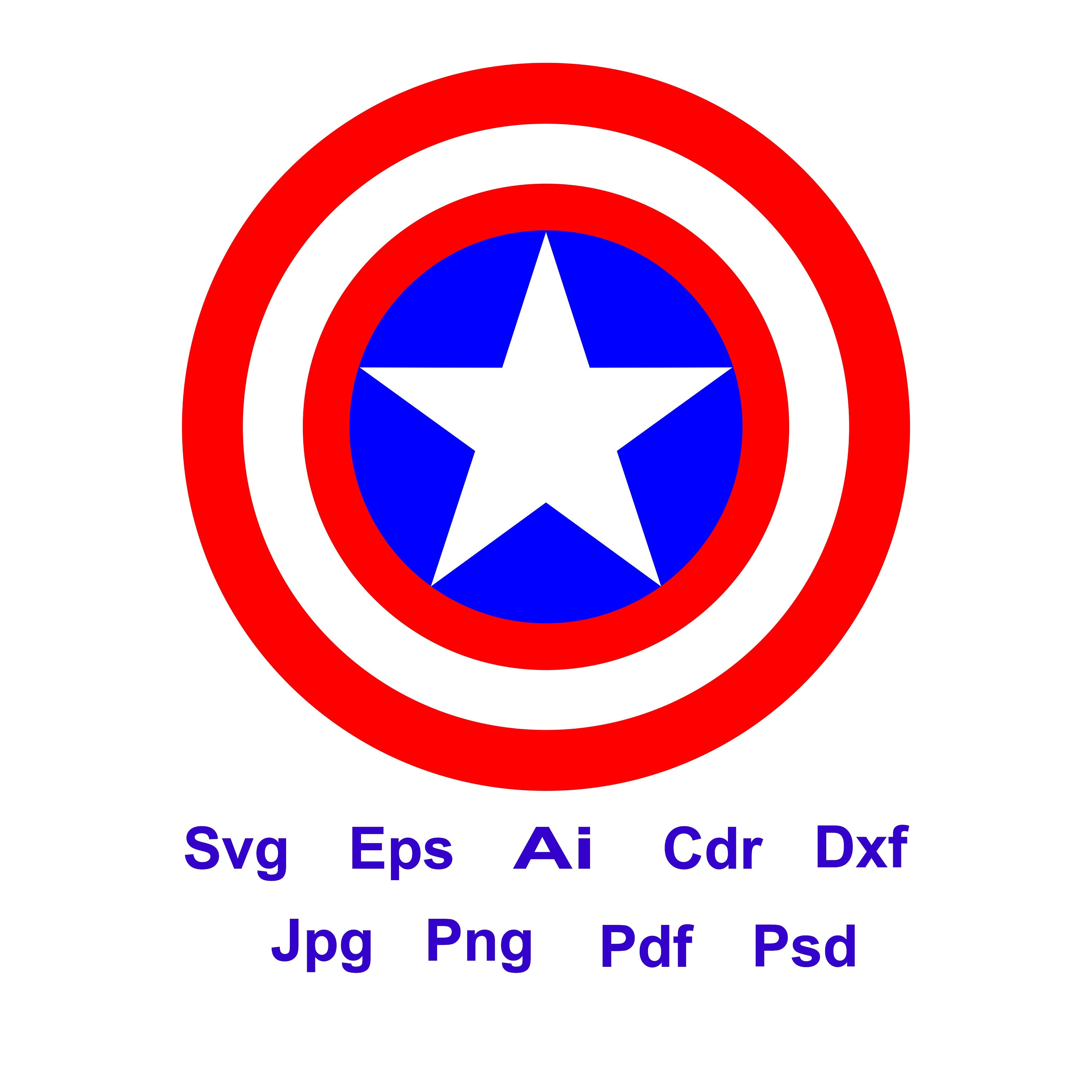 Captain America Logo Printable