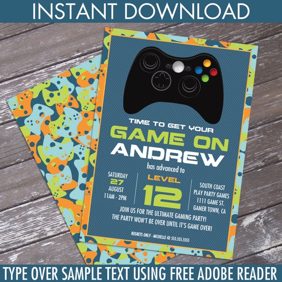 video-game-birthday-party-invitation-blue-camo-you-personalize