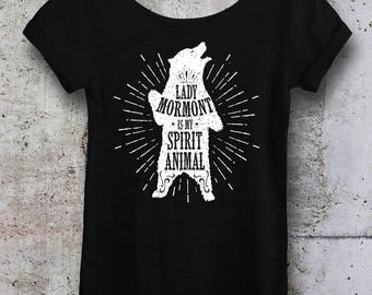 Lady Mormont Is My Spirit Animal. Lady Mormont Shirt. Game of Thrones Shirt. Lyanna Mormont. Bear Island. The North Remembers.