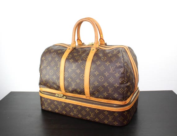 Vintage Louis Vuitton Monogram Sac Sport Travel Bag Large