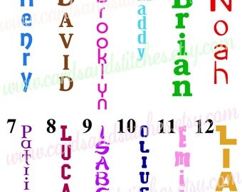 Vertical Name Decal - Vertical Word Decal - Vinyl Decal - Yeti Decal - Iphone Decal OR Iron-on - Name Iron-on - DIY Iron-on Transfer