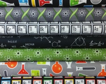 Science SUPER Bundle from Robert Kaufman - 7 Fabrics