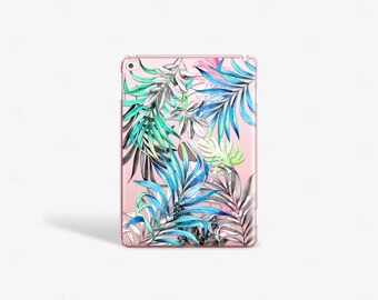Blue iPad Pro 9.7 Case Tropical Palm Leaves iPad Pro 10.5 Inch Case iPad Air 2 Case Floral iPad Mini 4 Cover Floral iPad Mini 2 Case