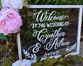 Acrylic Wedding Welcome Sign • Welcome to the Wedding of Acrylic Sign • Acrylic Wedding Sign • Acrylic Sign