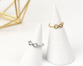 Sterling Silver Infinity Ring • Gold Infinity Ring • Dainty Silver Ring • Infinity Jewellery • Sterling Silver Ring • Friendship ring