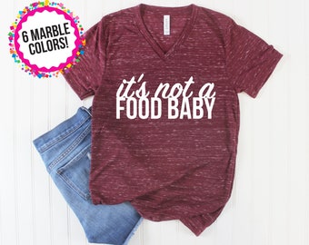 Pregnancy Announcement Shirt/ Pregnancy Announcement to Husband/ Pregnant Shirt/ Maternity Shirt/ Announcement Idea Food Baby Shirt Preggers