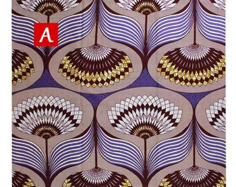 Modern African Print Fabric - Ankara Fabric - By The Yard