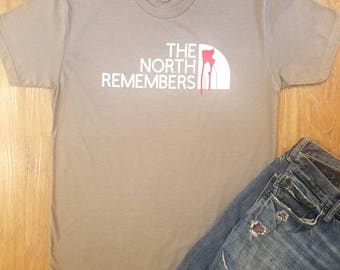 The North Remembers T shirt- Men's clothing. Men's T shirt, Graphic Tee- LovelyLittleArt