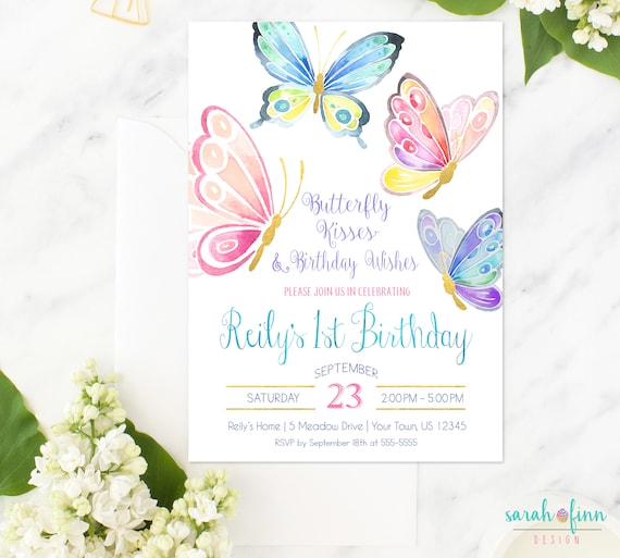 Butterfly Invitation Card 1