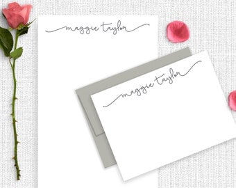 Personalized Stationery, Personalized Stationary, Personalized Note Cards, Thank You Note Cards, Stationery Set, Notepad, Note pad