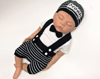 Baby boy outfit Baby boy Clothes Newborn boy props Newborn boy hat Personalized outfit Baby boy coming home outfit baby hipster boy outfit