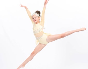 Lovely Custom Dyed Lyrical Dance Costume