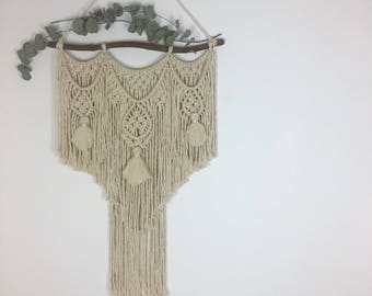 Macramé Tenture Murale Tissé Décoration Murale Boho Chic Wall Art - Bel