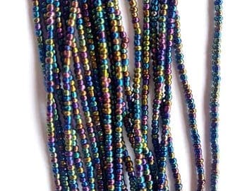 Two Strands African Waist Beads/ Ethnic Beads/ Body Jewelry