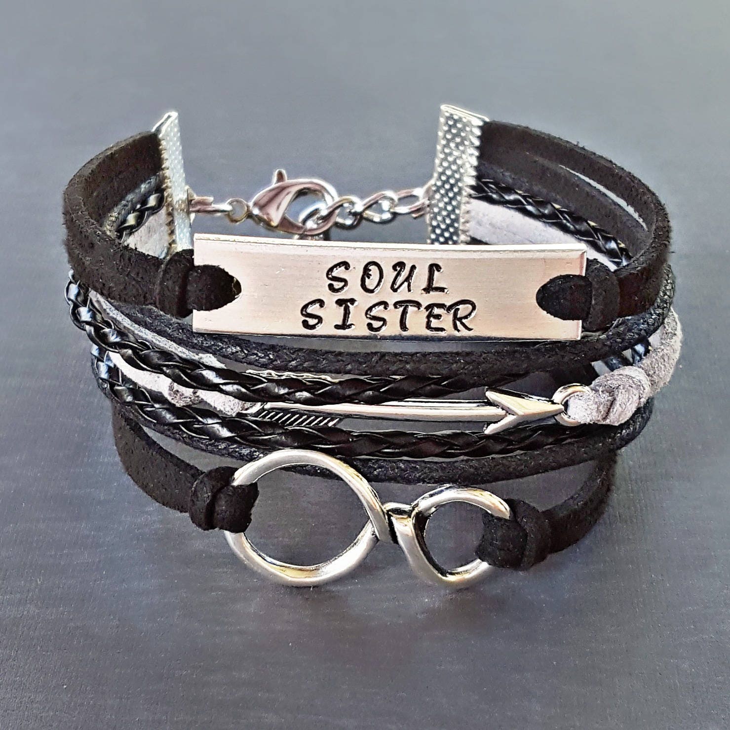 Soul Sister Bracelet Soul Sister Jewelry Hand Stamped