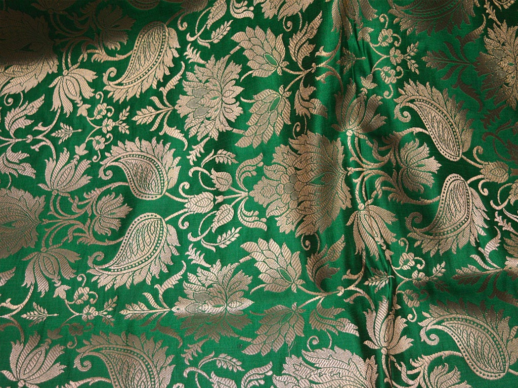 green brocade fabric green brocade fabric
