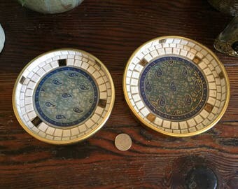 Two vintage accessory dishes