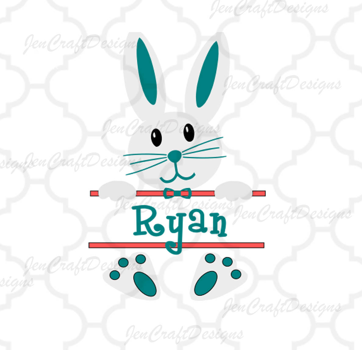 Download Easter Bunny Boy SVG, Split monogram frames svg, Easter Bunny Monogram svg, Monogram split ...