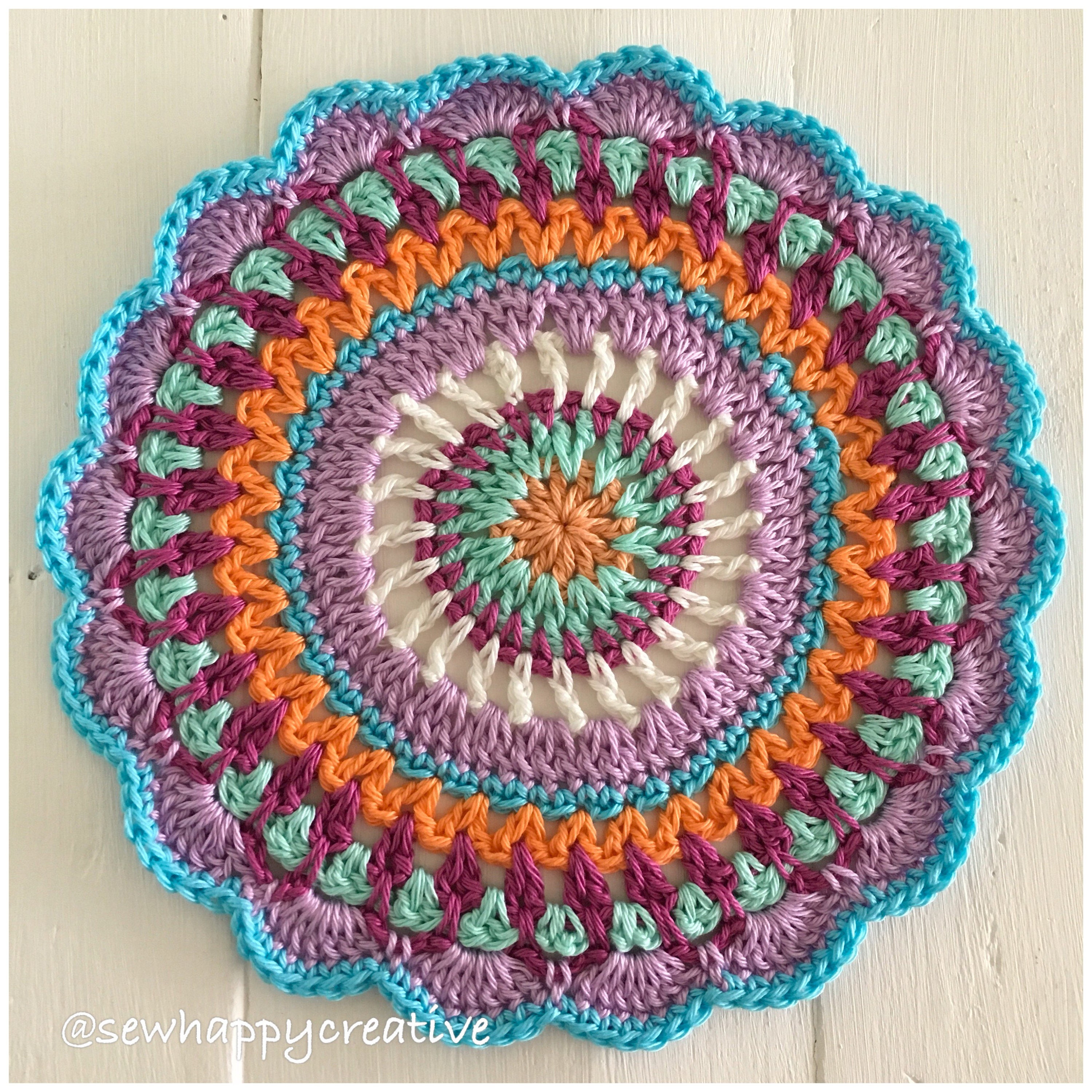 Crochet Mandala Pattern Mandala Doily Patterncrochet