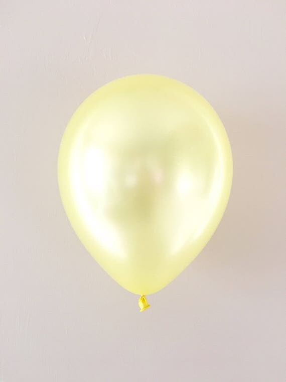 Pearl Yellow 11 Inch Latex Balloons Yellow Bridal Shower Yellow