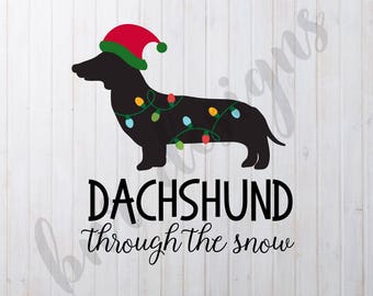 Free Free Dachshund Through The Snow Svg Free 879 SVG PNG EPS DXF File