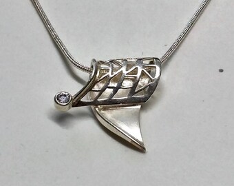Designer 925 Silver Pendant Crystal rar SK1170