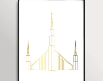 Boise temple | Etsy