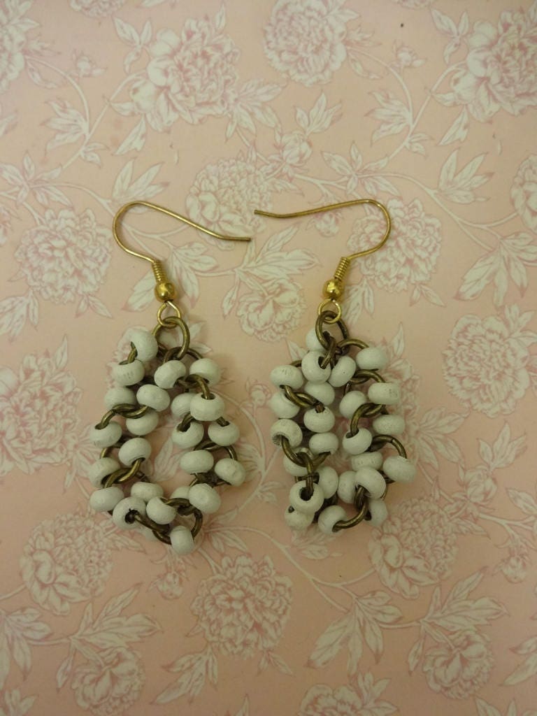 summer beaded earrings