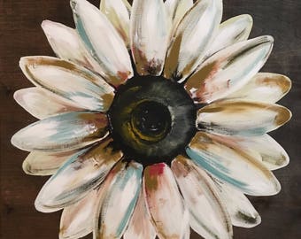 Large flower art | Etsy