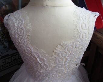 White flower girl dress,White lace dress,White tutu dress,White tulle dress, Bridesmaid,Birthday,Wedding, Holiday,Party, Rustic wedding