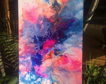 Original mixed media artwork "Circus"