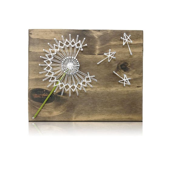 Dandelion Mini String Art Kit Dandelion String art DIY