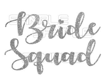 Bride Squad iron on transfer, Bridal party shirts, Bridal party stickers, Bachelorette Party, Bride Squad Sticker